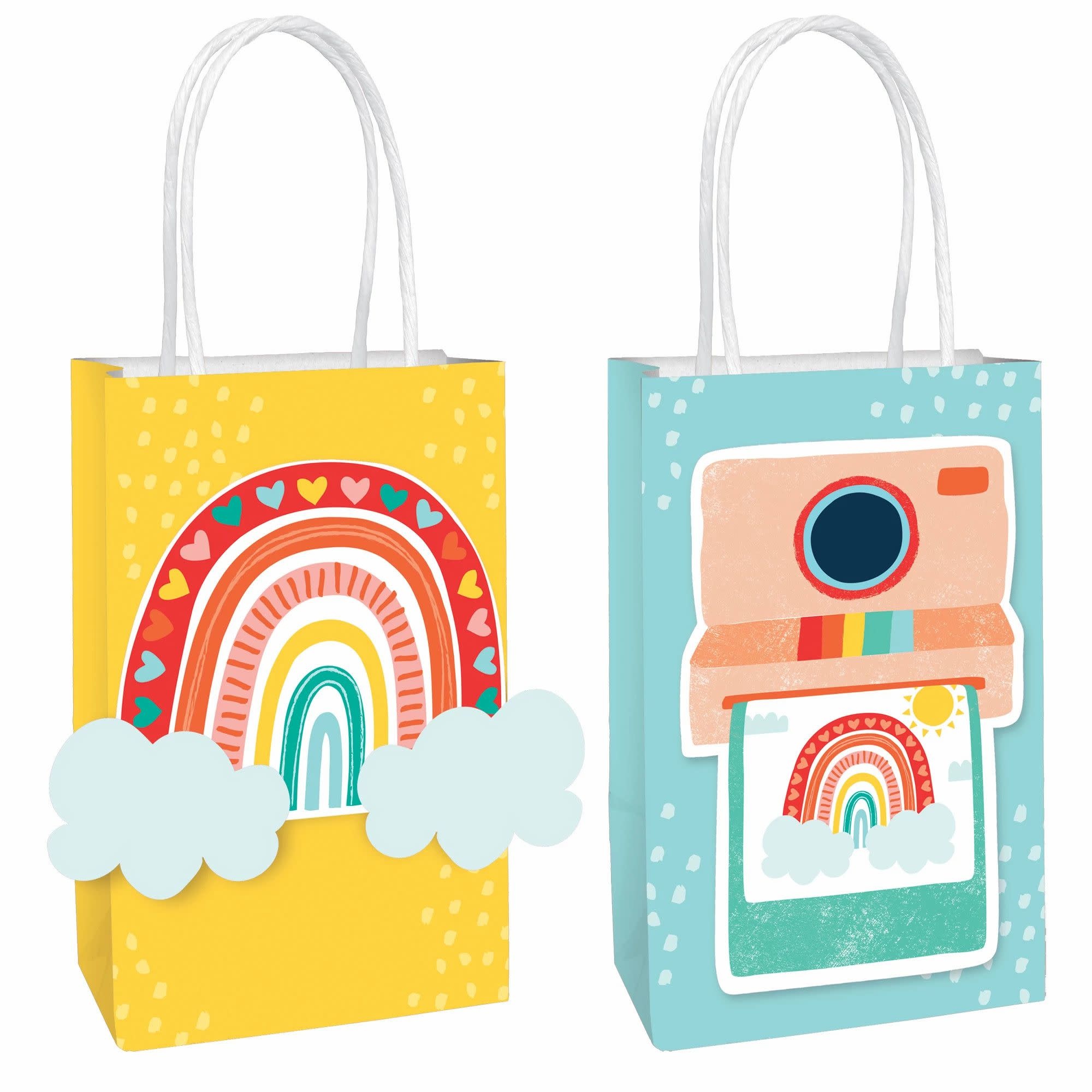 Retro Rainbow Create Your Own Bags -8ct
