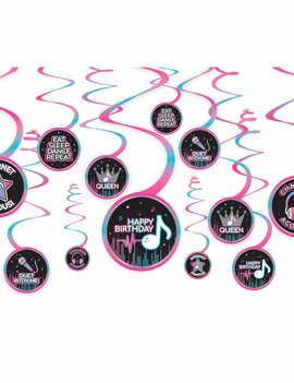 Internet Famous Spiral Decorations -12ct