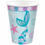 Shimmering Mermaids Cups, 9 oz. -8ct