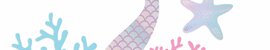 Shimmering Mermaids Wall Decorating Kit -9ct