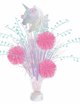 Enchanted Unicorn Tinsel Burst Centerpiece