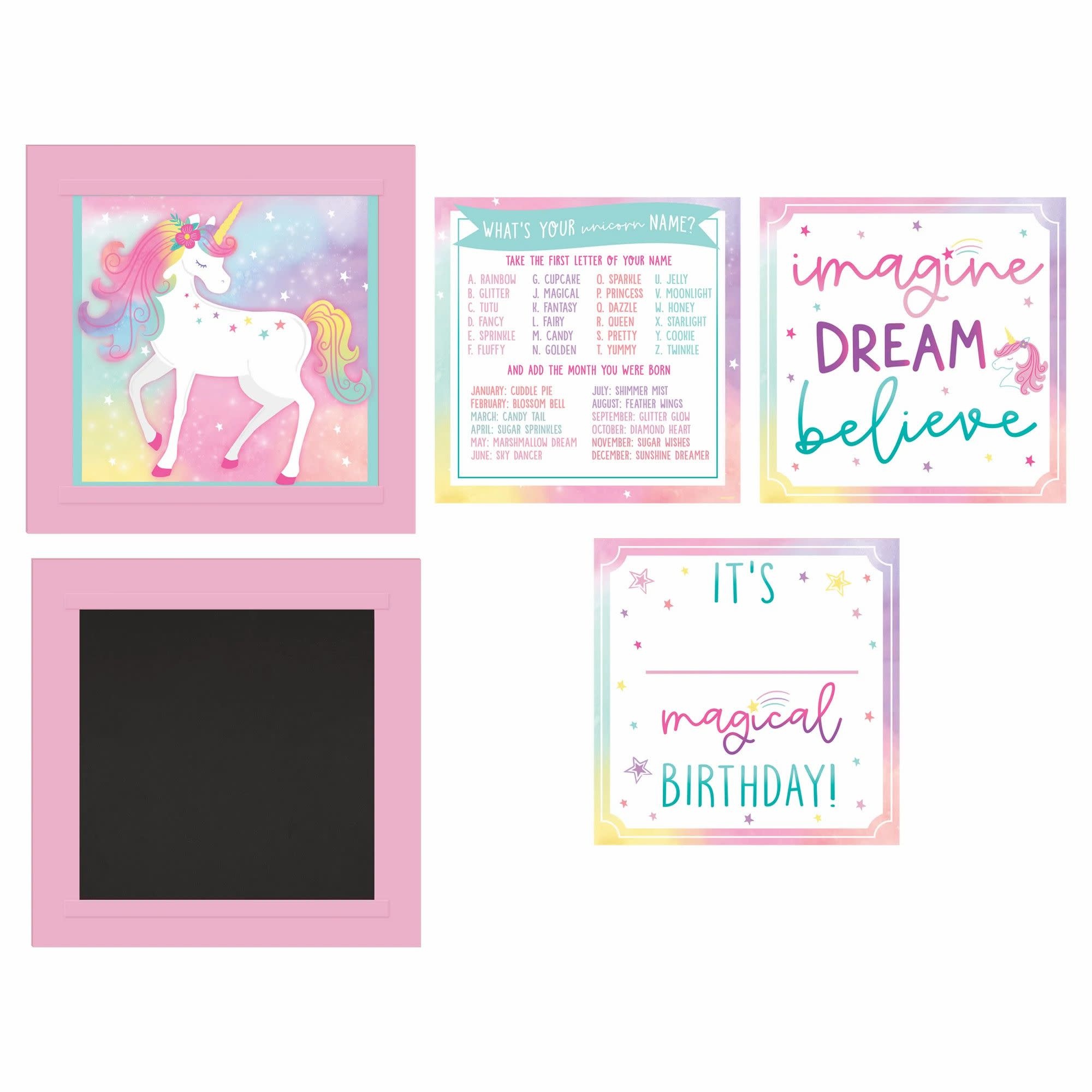 Enchanted Unicorn Customizable Sign
