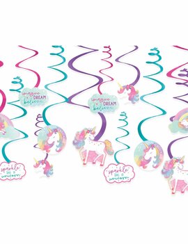 Enchanted Unicorn Swirls -12ct