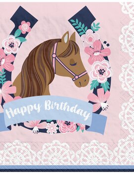 Saddle Up Luncheon Napkin -16ct