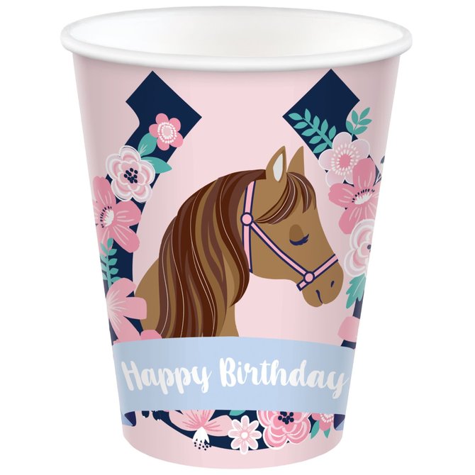 Saddle Up 9 oz. Cup -8ct