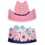 Saddle Up Paper Crowns -8ct