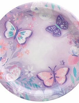 Flutter 9" Round Plates -8ct