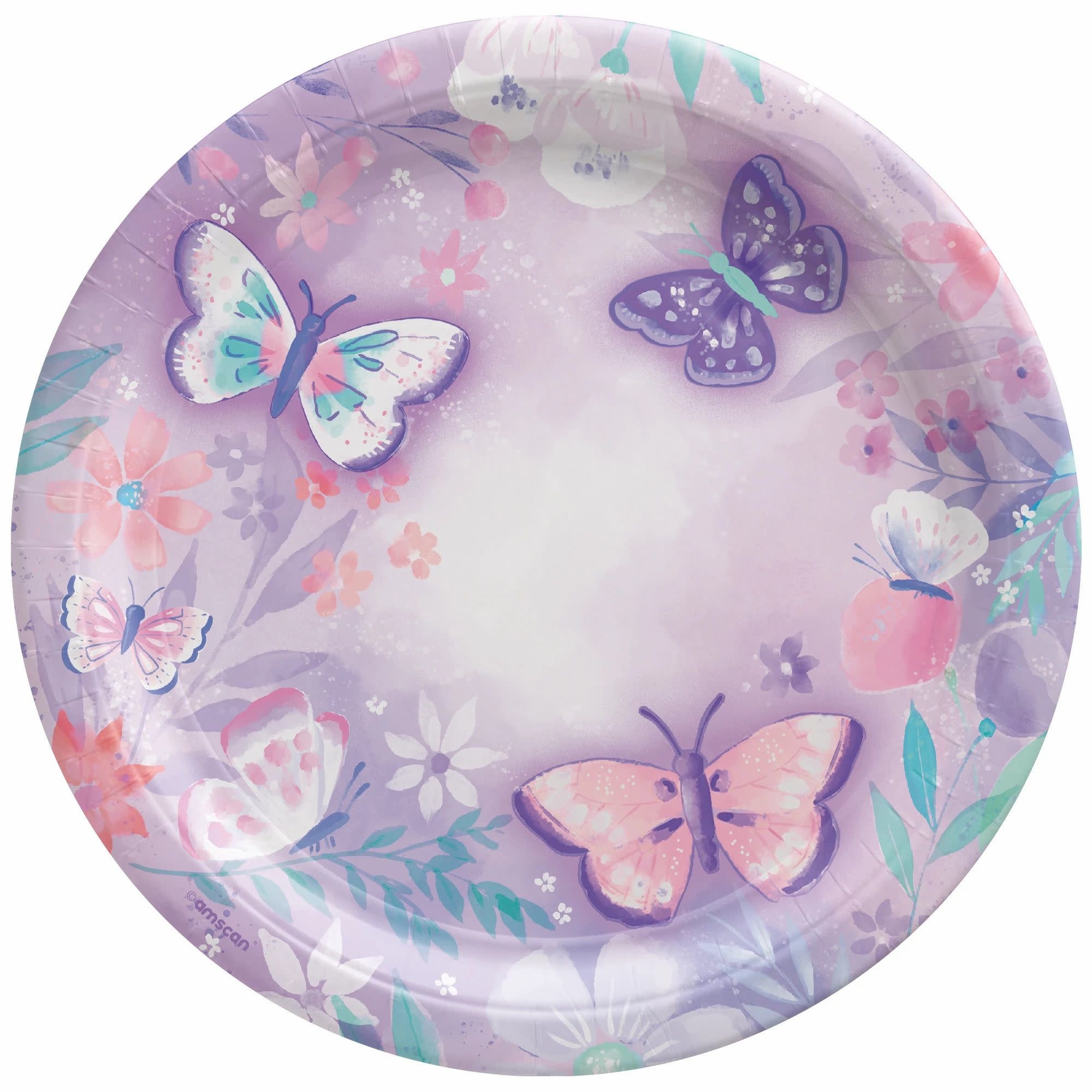 Flutter 9" Round Plates -8ct