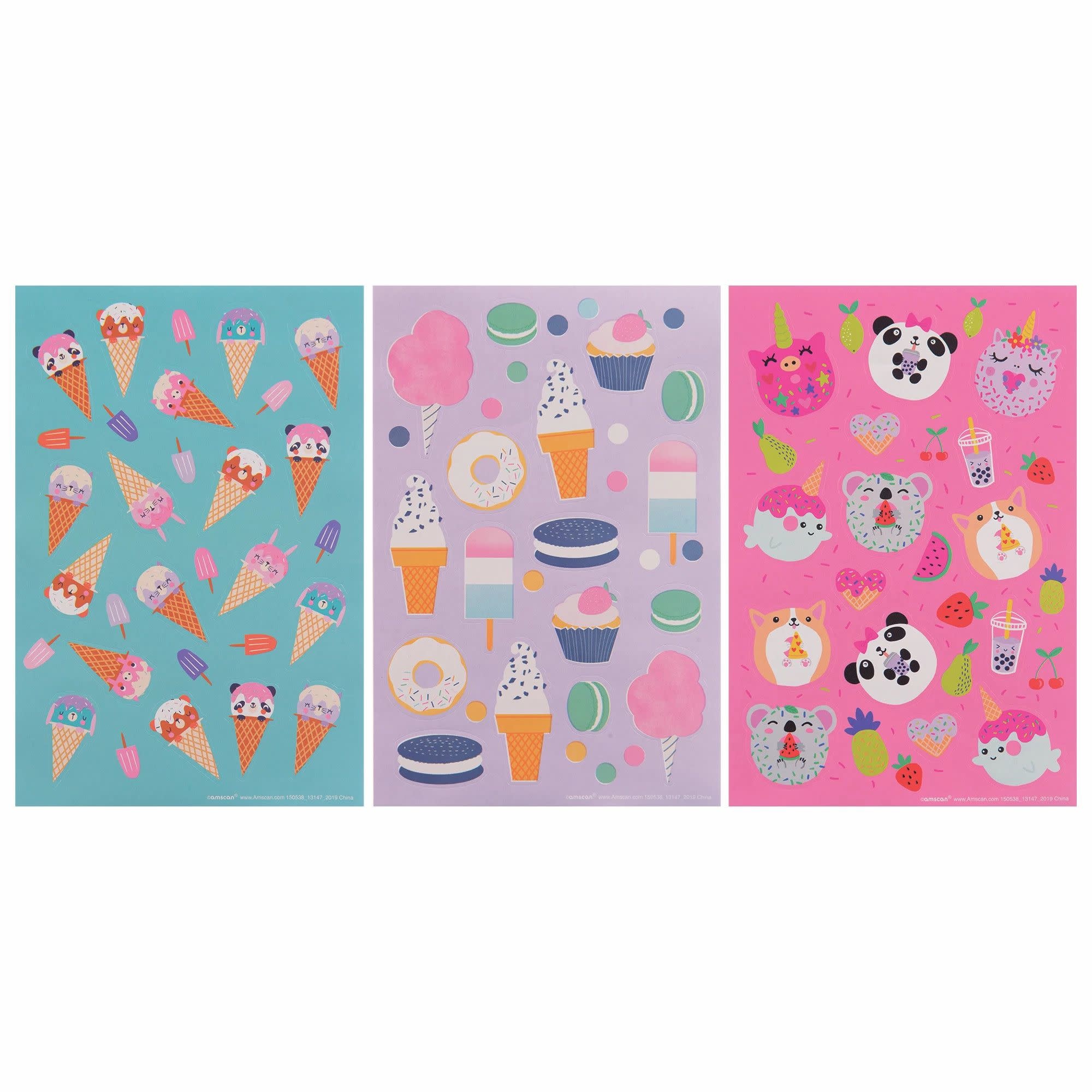 Cute Animals Value Pack Stickers -12ct
