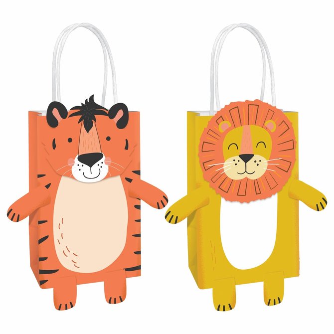 Get Wild Birthday Create Your Own Bags -8ct