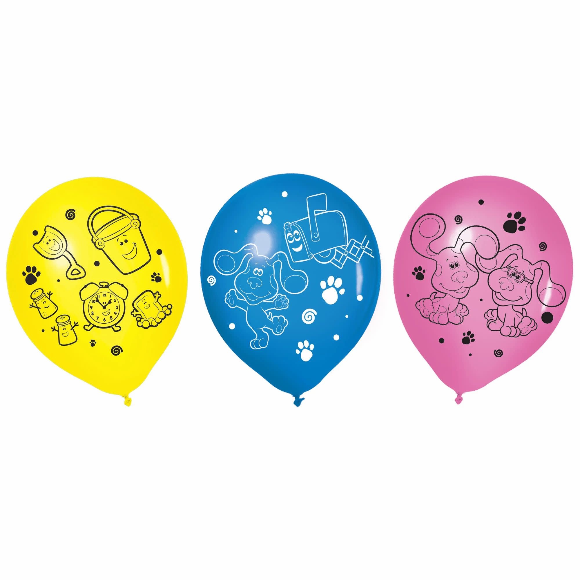 Blues Clues Latex Balloons -6ct