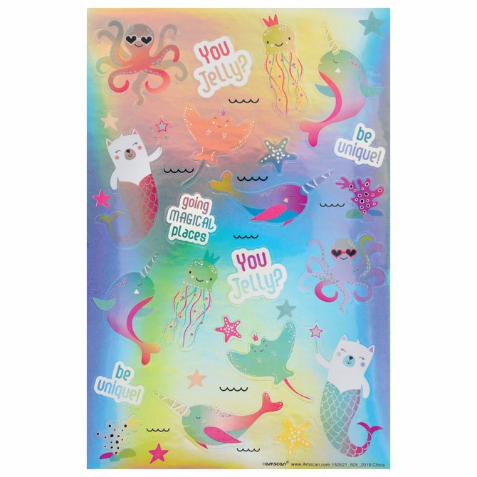 Narwhal Sticker Sheets -3ct