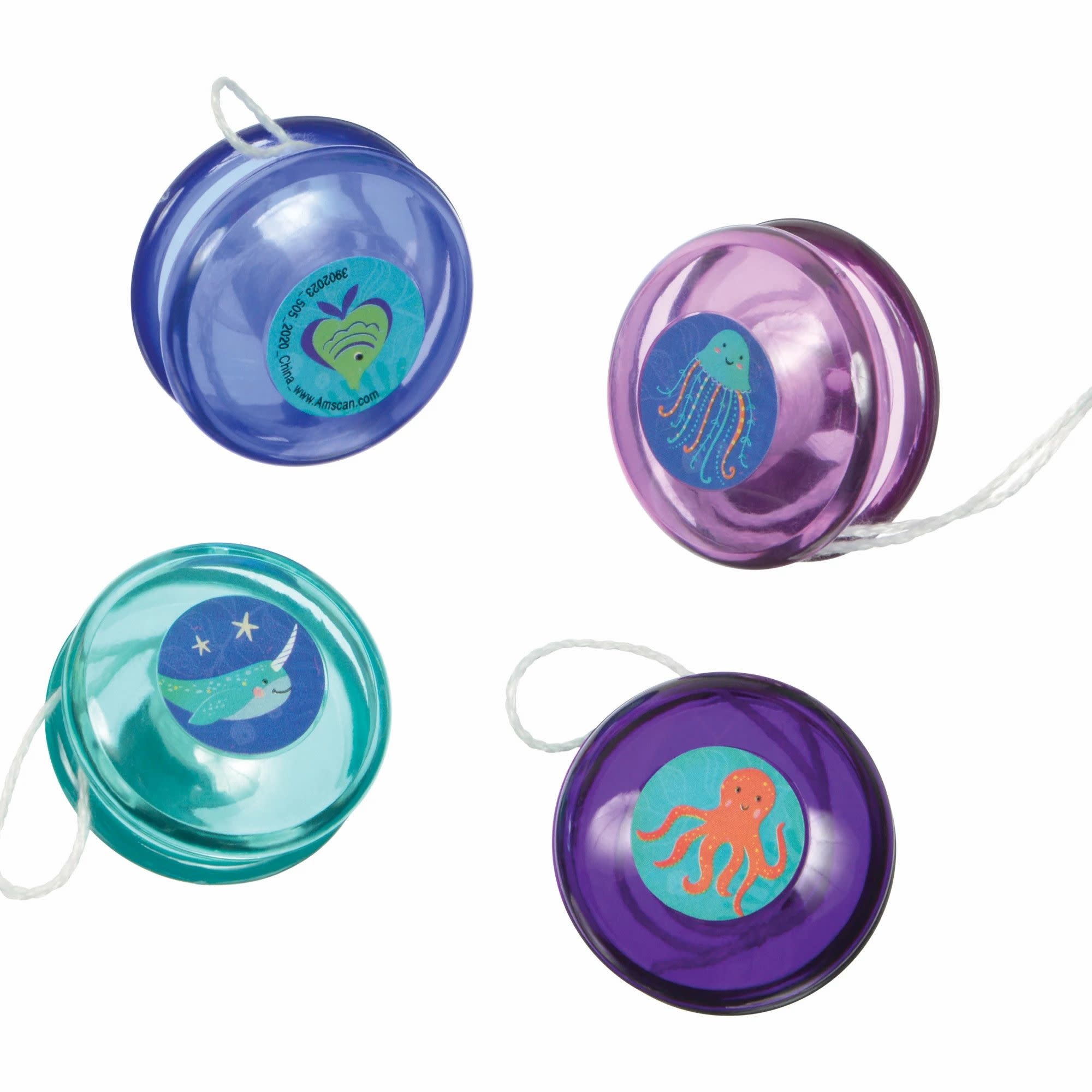 Translucent Underwater Mini Yo Yo High Count Favor -16ct