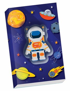 Astronaut Squish Gluebound Notebook