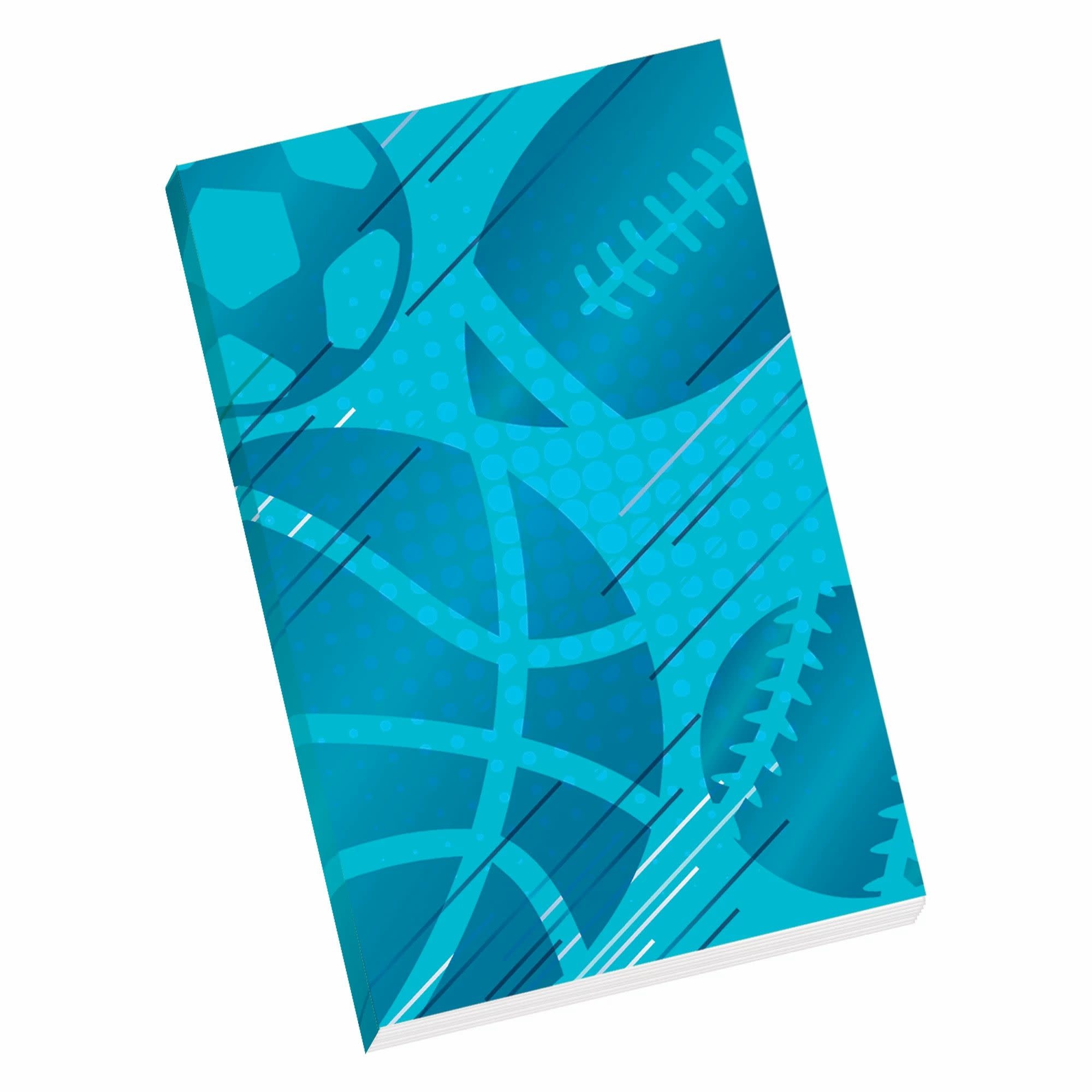 Sports Gluebound Notebook -8" x 5"
