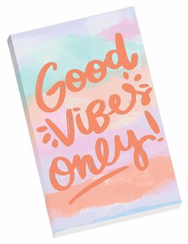 Good Vibes Gluebound Notebook -8" x 5"