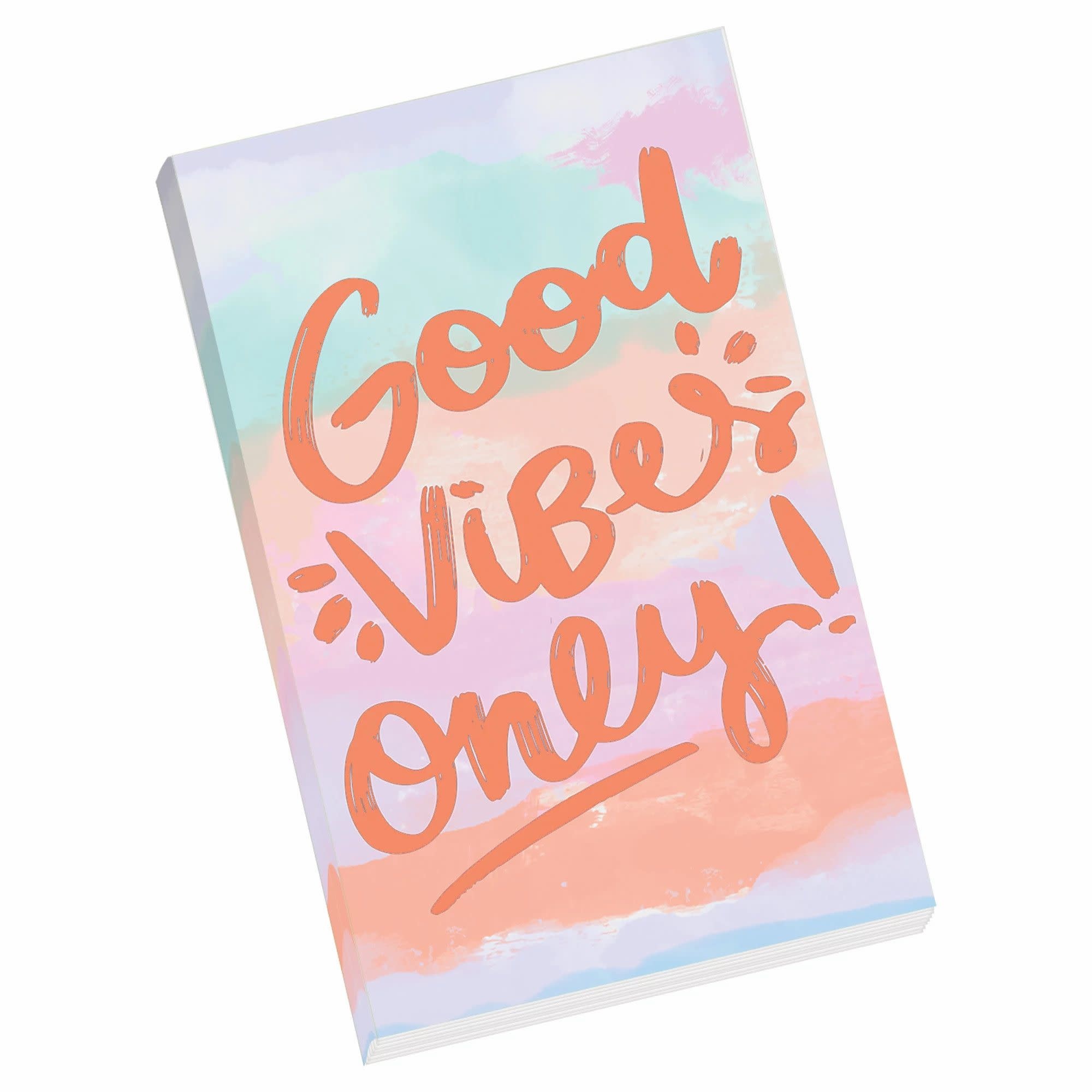 Good Vibes Gluebound Notebook -8" x 5"