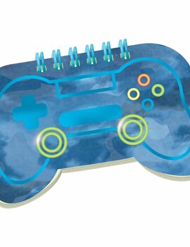 Game Controller Spiral Notebook -4 1/2" x 7 1/2"