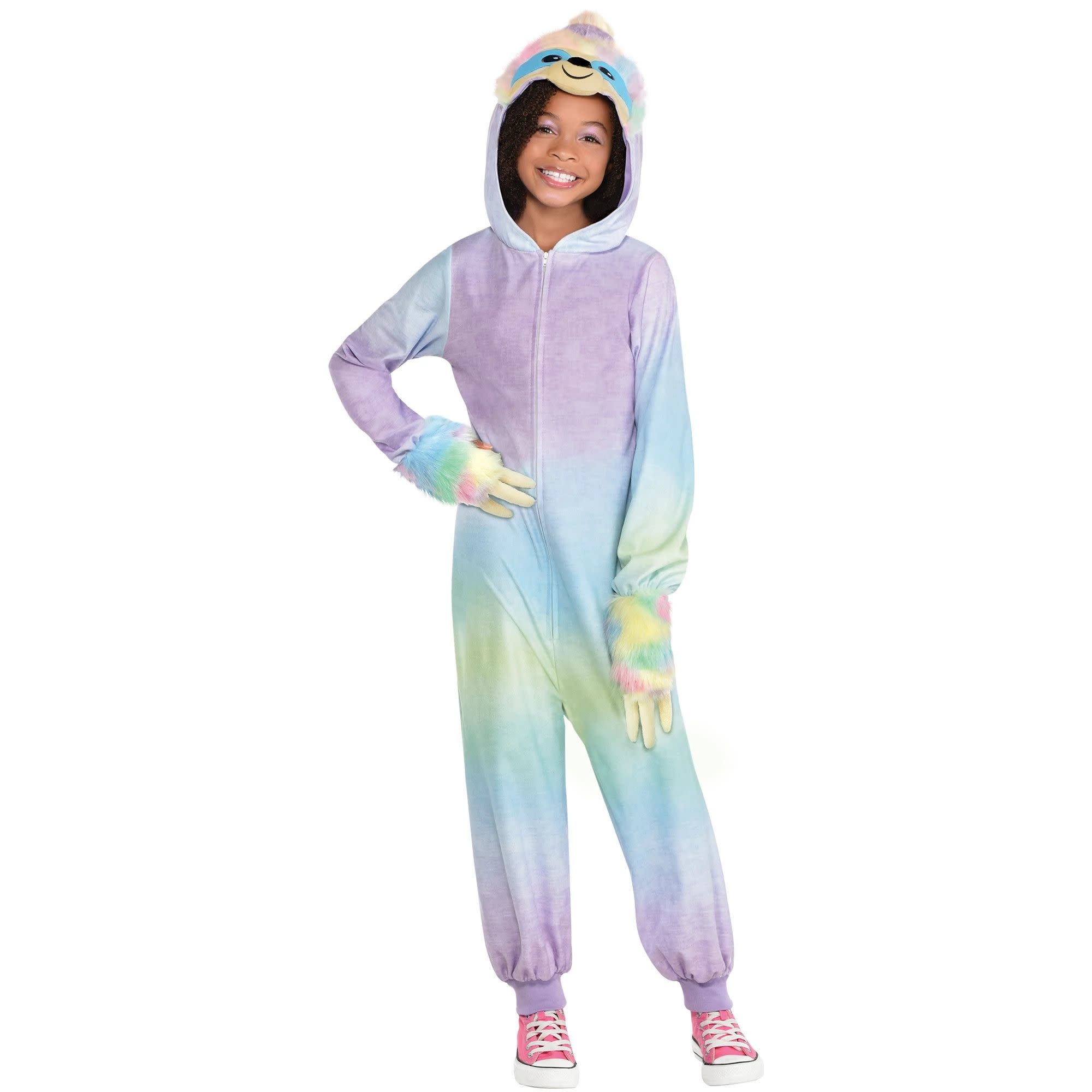 Girl's Pastel Sloth Zipster (#342)