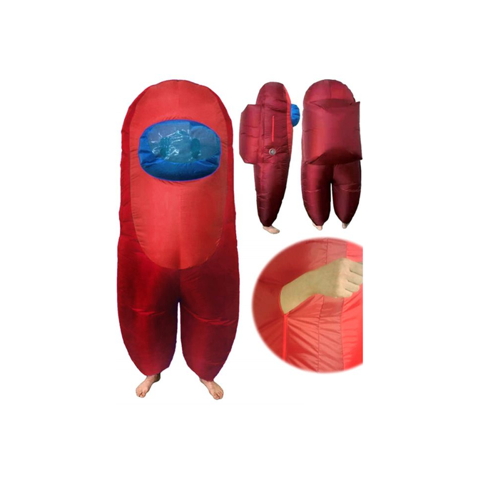 SUS Crew (Among Us) Inflatable Child One Size RED (#430)