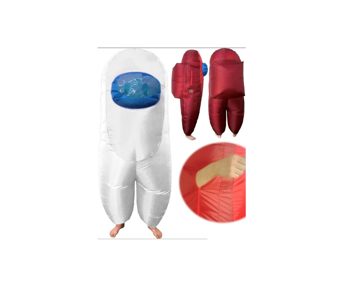 SUS Crew (Among Us) Inflatable Child One Size WHITE (#430)