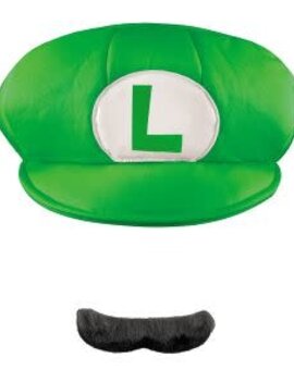 Adult Luigi Hat & Mustache