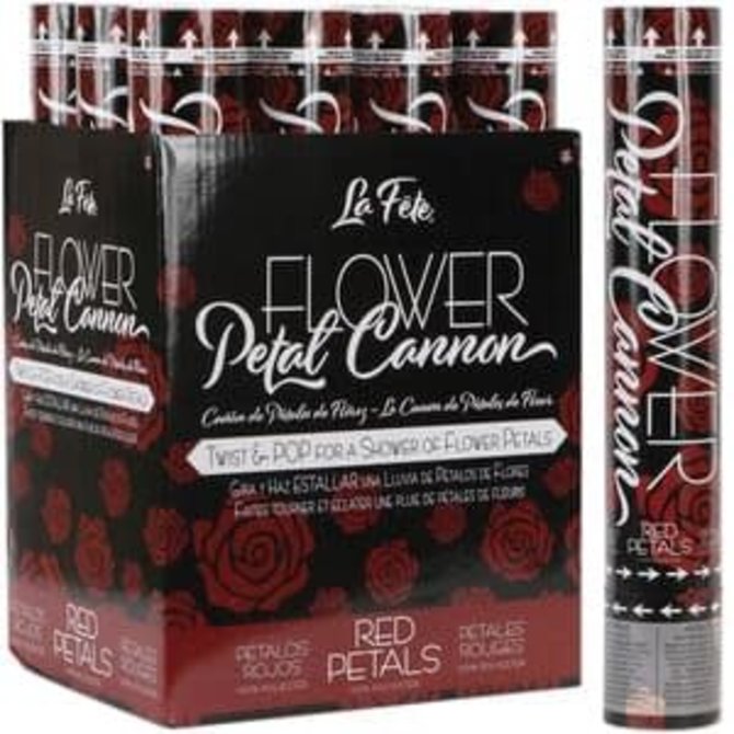 Flower Petal Cannon - 12" Red