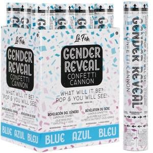 Blue Gender Reveal Confetti Cannon - 12"