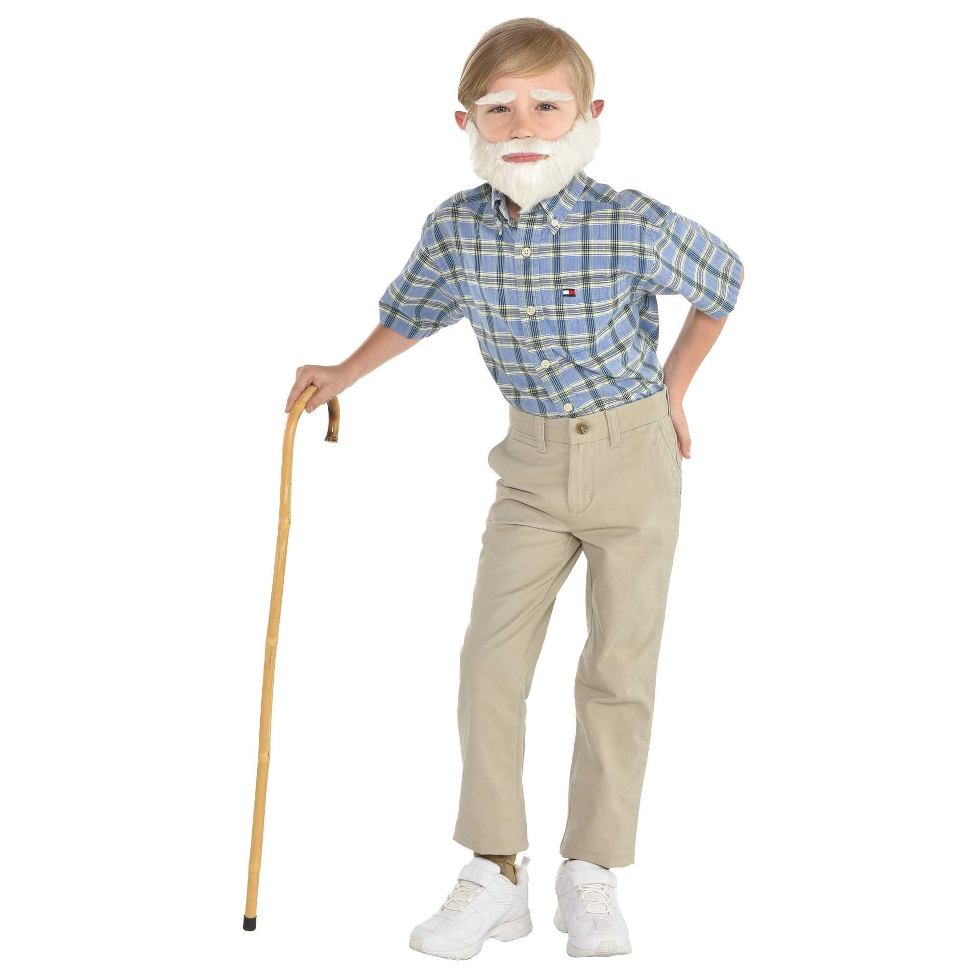 Grandpa Facial Hair Set - Child