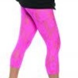 80's Lace Leggings Neon Pink