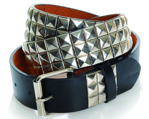 Punk Belt Studded Black/Sliver O/S