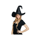 Curved Black Witch Hat