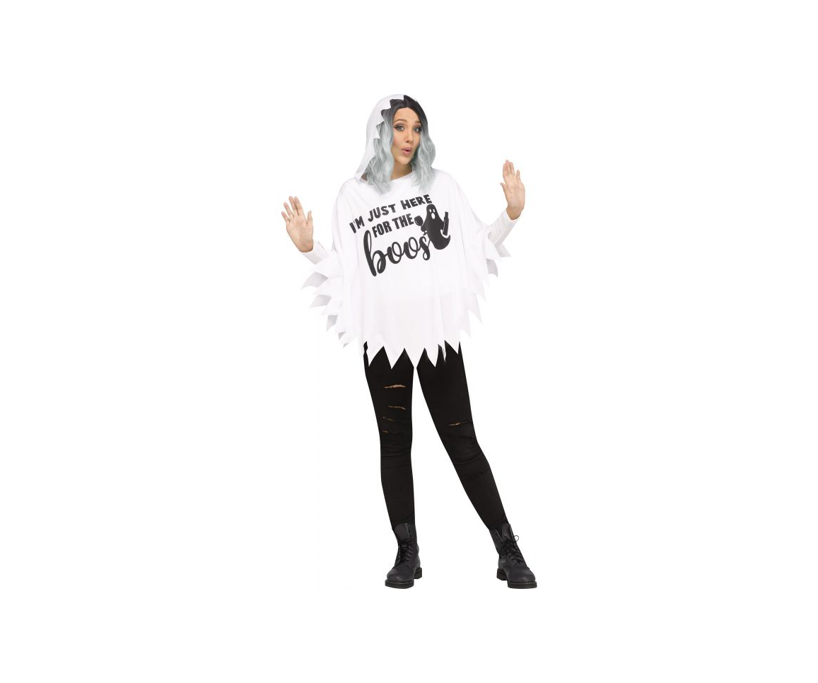 I'm Here For The Boos Ghost Poncho