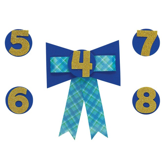 Add-an-Age 4-9 Birthday Boy Award Ribbon