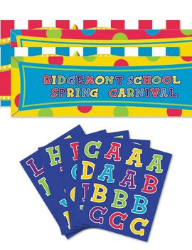 Giant Personalized Banner Kit-65" x 20"
