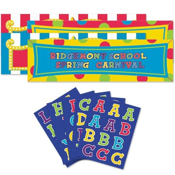Giant Personalized Banner Kit-65" x 20"