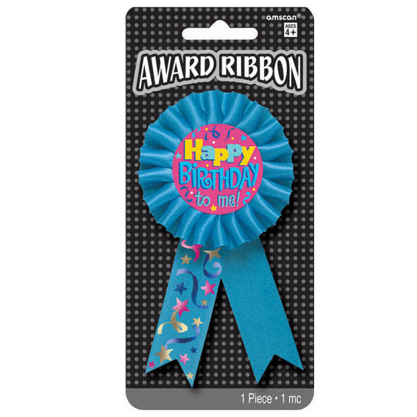 Amscan Happy Birthday to Me Award Ribbon