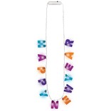 Happy New Year Light Up Necklace - Colorful