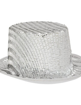 Disco Ball Drop Top Hat