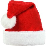 Santa Plush Value Hat Adult