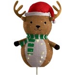 Small Stand Up Reindeer Lantern - 31"