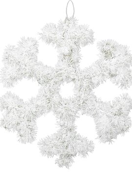 Snowflake Hanging Tinsel Decoration