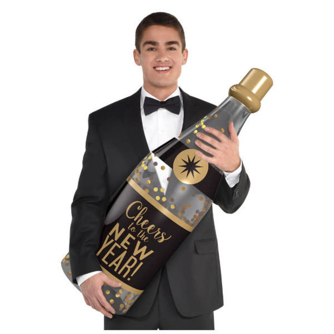 Inflatable Champagne Bottle Prop, 36"