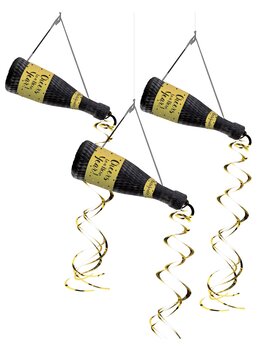 New Year's Bottle Hanging Decorations