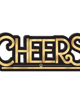 Cheers Standing Sign