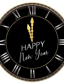Happy New Year Melamine Platter