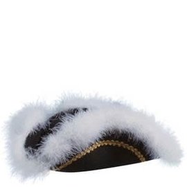 Pirate Hat w/ White Fur Trim