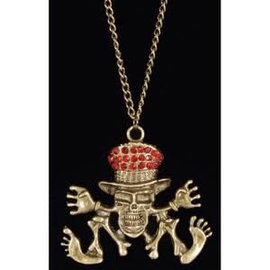 Skeleton Necklace w/ Jewels