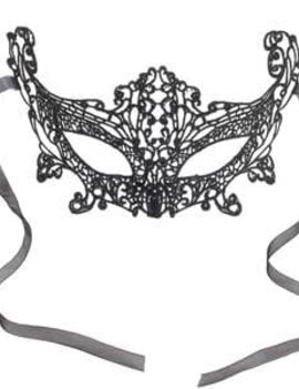Black Secrets Embroidery Mask