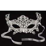 White Enchantment Embroidery Mask